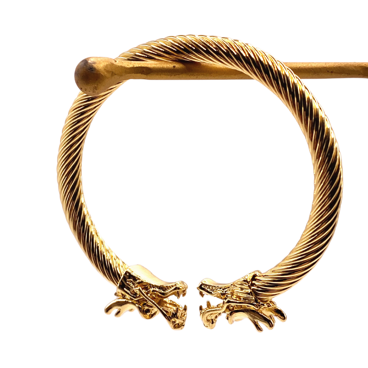 Gold dragon bracelet